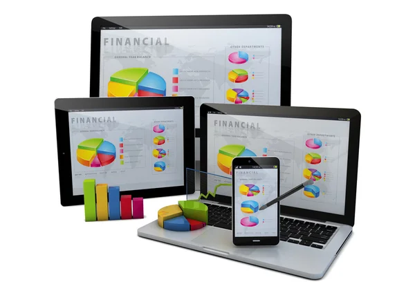 Finances devices — Stock Photo, Image