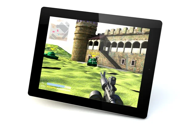 Gaming tablet — Stockfoto