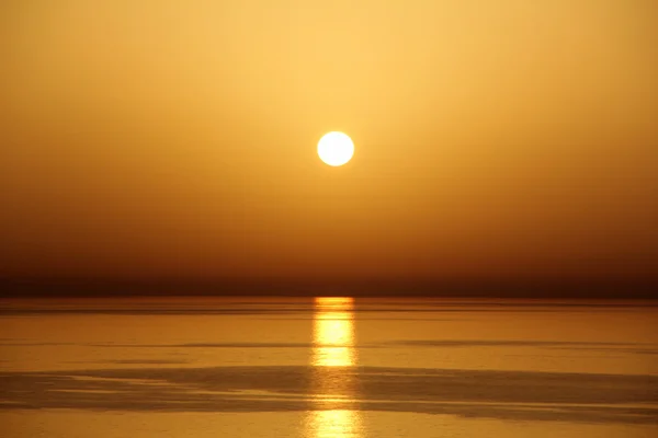 圣托里尼的日落 — 图库照片