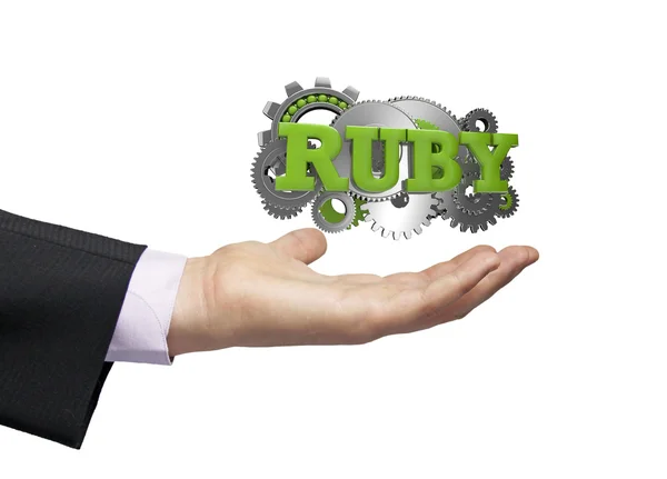 Ruby бізнесмен — стокове фото