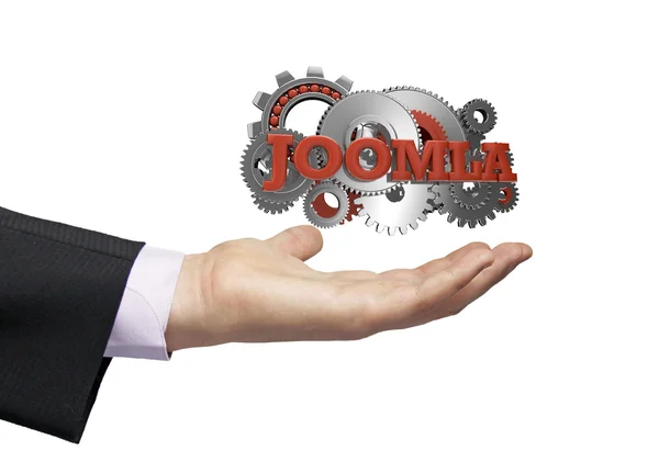 Joomla бізнесмен — стокове фото
