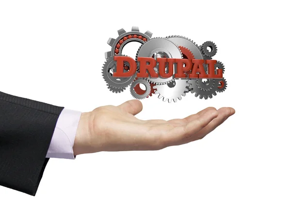 Drupal üzletember — Stock Fotó