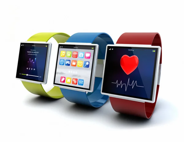 Apps op wearables — Stockfoto