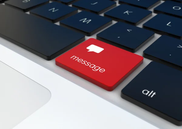 Message button — Stock Photo, Image