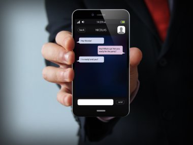 sohbet işadamı smartphone