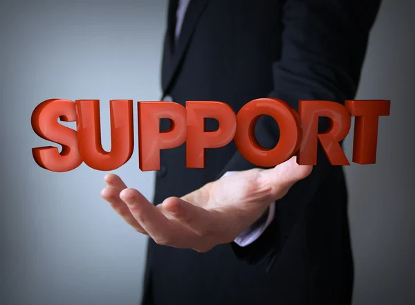 Biznesmen wsparcia — Zdjęcie stockowe