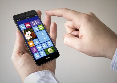 İşletim sistemi dokunmatik ekran smartphone