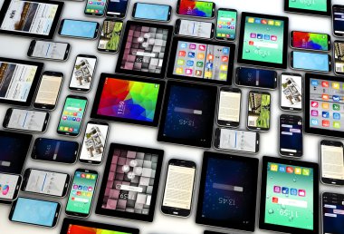 akıllı telefonlar ve tabletler koleksiyonu