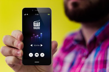 Hipster blog smartphone