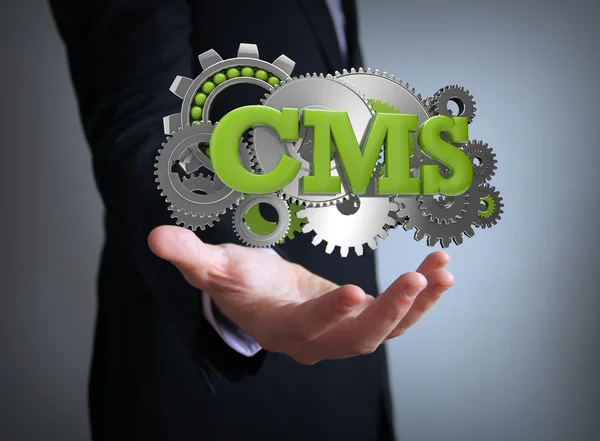CMS codering versnellingen — Stockfoto