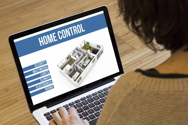 Home remote control software — Stock Photo, Image
