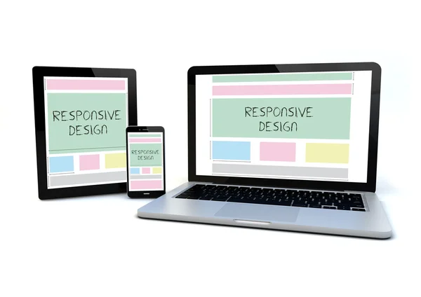 Responsive design concept — Stock Photo, Image
