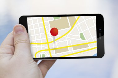 cep telefonu ile navigasyon harita uygulama