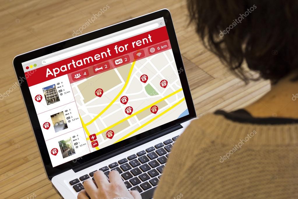 Woman lookin apartment for rent