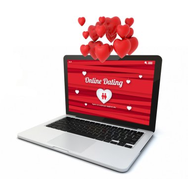 dating online üstünde belgili tanımlık perde ile bilgisayar.