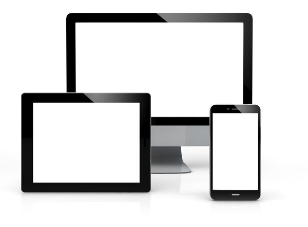 devices with blank screens