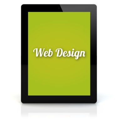 tablet PC ekran web tasarımı ile