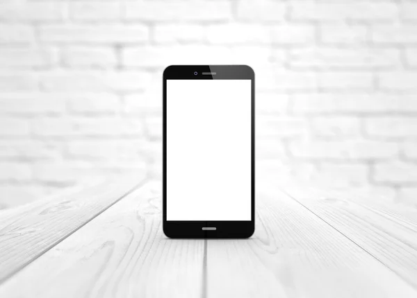 Smartphone con pantalla en blanco — Foto de Stock