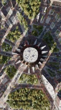 Havacılık şehri görünümü 3D canlandırma