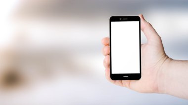 boş ekran ile Smartphone