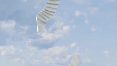 Çılgın mekanik daktilo makinesi animasyonu