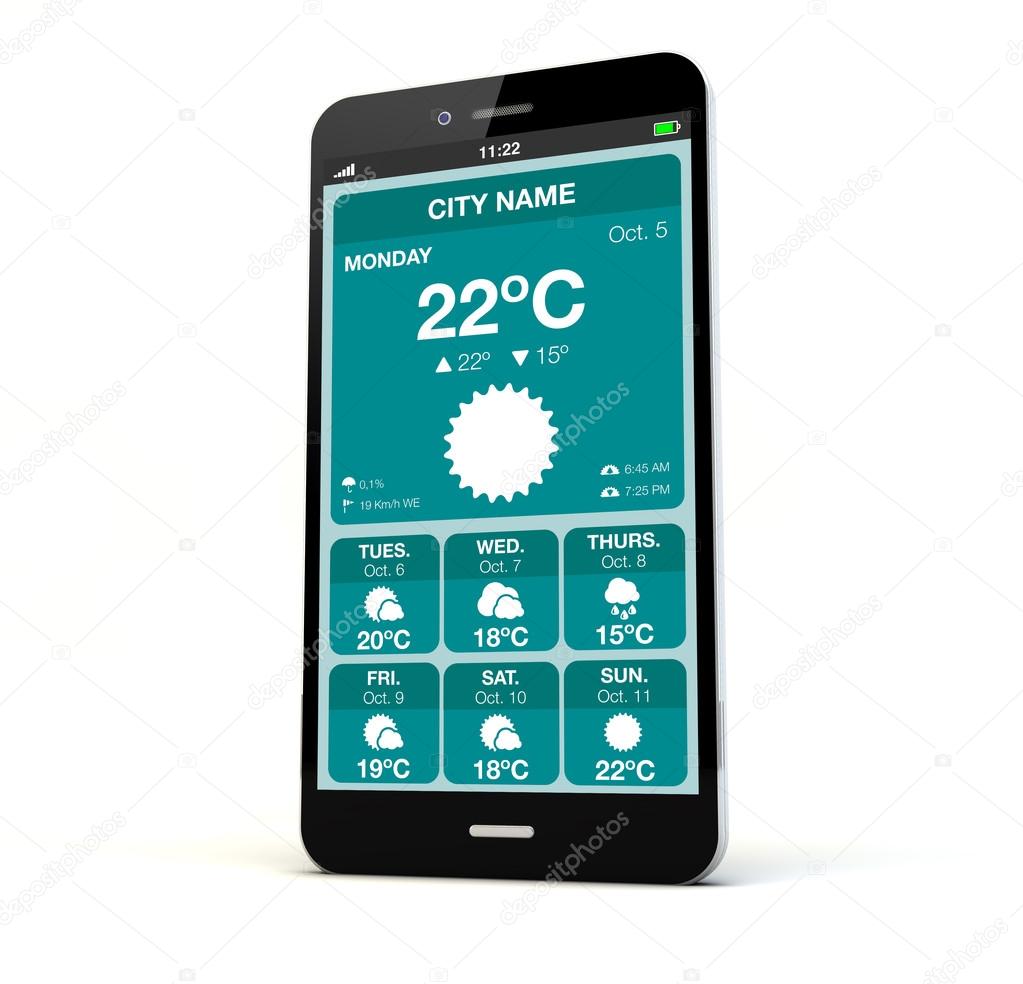 forecast application in smartphone