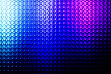 Yansımalı 3D cam dairelerin gradyan deseni