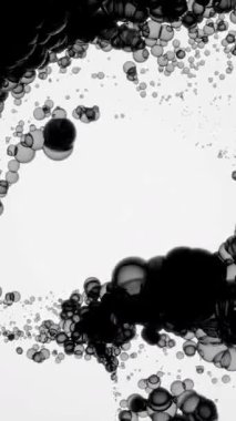 3D Yüzen Biyolojik Parçacıklar Etkileşimi