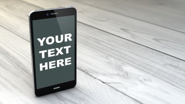 Dijital oluşturulan smartphone
