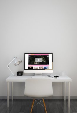 çalışma alanı sitesi streaming video ile temiz