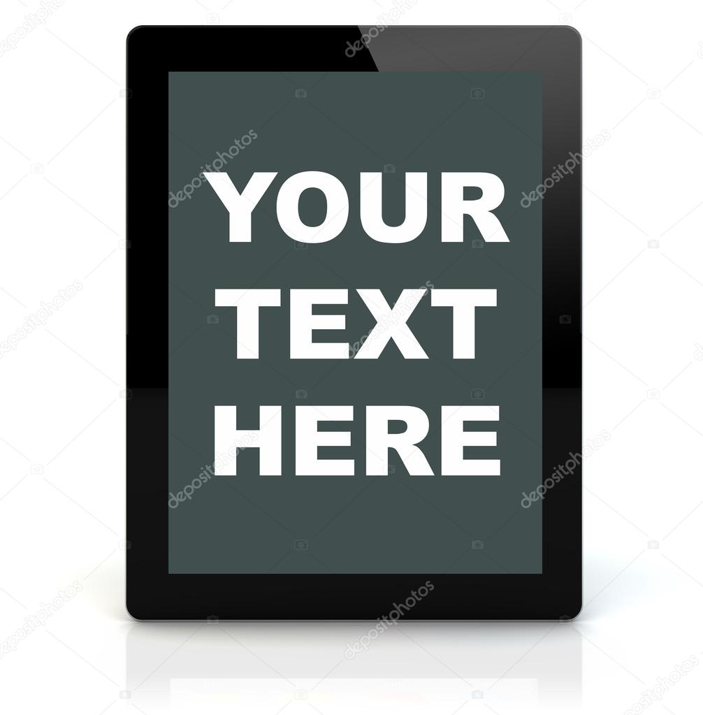 tablet pc your text here