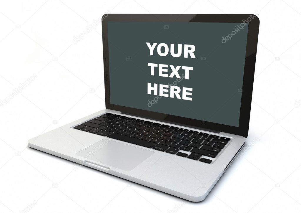 laptop your text here