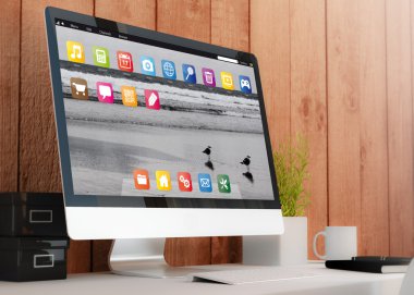 Bilgisayar ile modern çalışma alanı