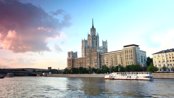 莫斯科河运输 — 图库视频影像