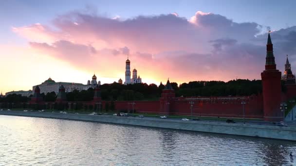 Moscovo transporte fluvial — Vídeo de Stock
