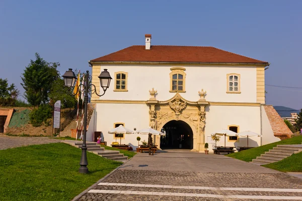 Alba Iulia tarihi merkezi Teras — Stok fotoğraf