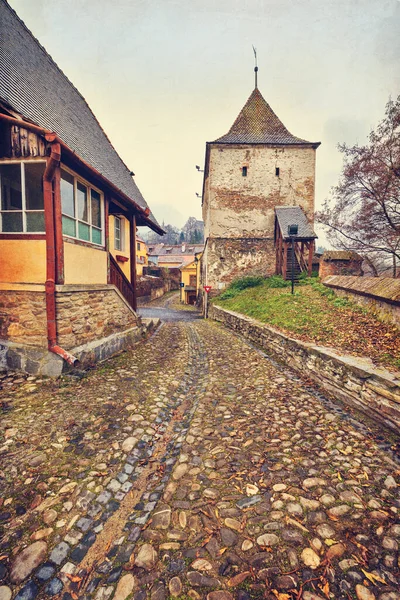Сигишоарская средневековая цитадель — стоковое фото