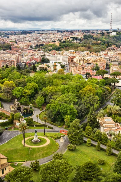 High point view over city of Rome Italy — Stock Photo, Image