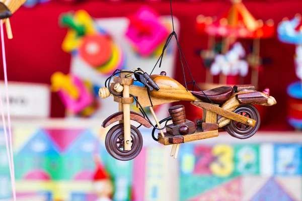 Vintage motorcycle toy Stock Image