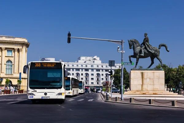 Bucharest public buss Royalty Free Stock Images