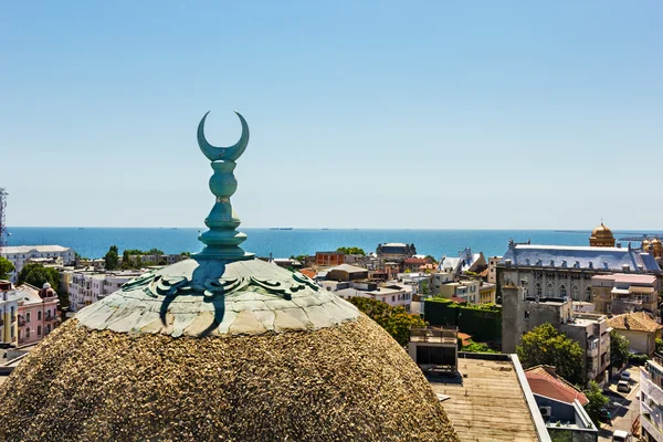 Pohled na staré centrum města Constanta — Stock fotografie