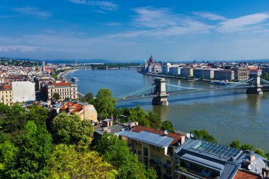 Budapeşte havadan görünümü