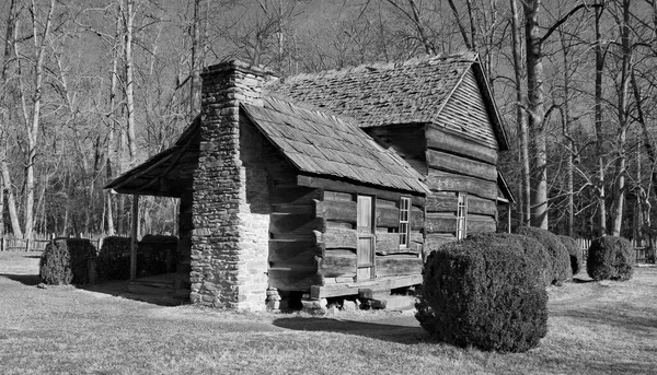 Historical Oconaluftee Mountain Farm Smoky Mountains — Stock Photo, Image