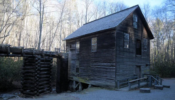 Mingus Grist Mill Nelle Montagne Fumose — Foto Stock