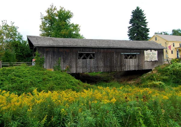 Vermont zadaszone mosty — Zdjęcie stockowe