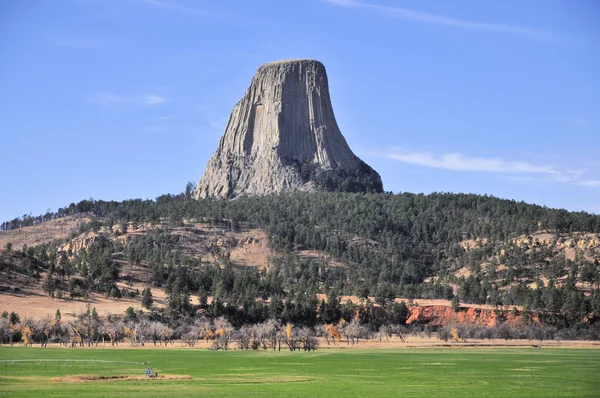 Názory z Devils Tower — Stock fotografie