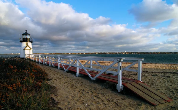 Брант Point маяк — стокове фото