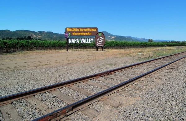 Pistas a los viñedos — Foto de Stock