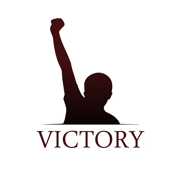 Vorlage für das Victory-Logo — Stockvektor