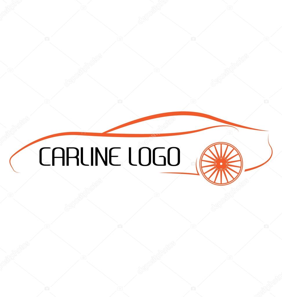 Calligraphic car logo